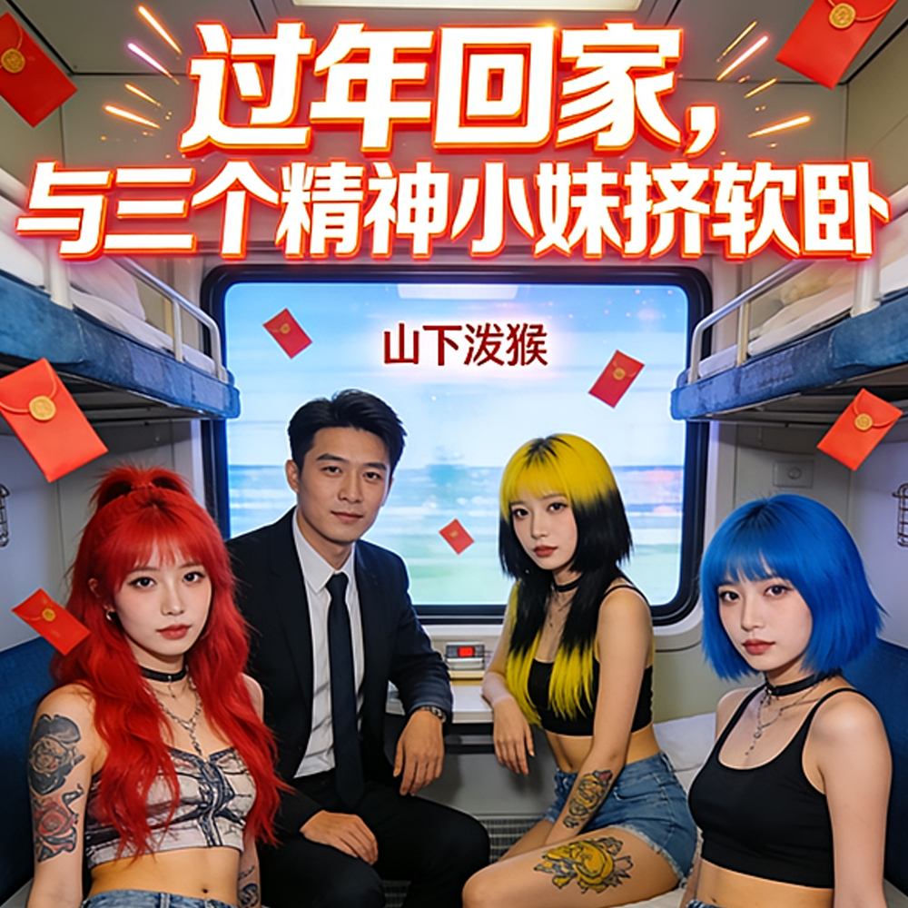 过年回家,与三个精神小妹挤软卧全文免费阅读